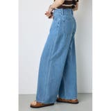 AZUL DENIM 甘撚りバギーパンツ | AZUL BY MOUSSY | 詳細画像3 