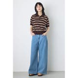 AZUL DENIM 甘撚りバギーパンツ | AZUL BY MOUSSY | 詳細画像8 