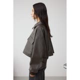 フェイクレザーショートブルゾン | AZUL BY MOUSSY | 詳細画像22 