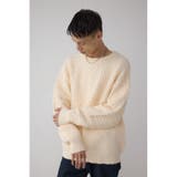 バスケット編み切り替えニットトップス | AZUL BY MOUSSY | 詳細画像3 