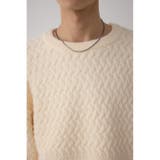 バスケット編み切り替えニットトップス | AZUL BY MOUSSY | 詳細画像8 