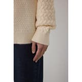 バスケット編み切り替えニットトップス | AZUL BY MOUSSY | 詳細画像10 