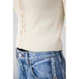 レースアップポロカラーニット | AZUL BY MOUSSY | 詳細画像10