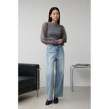袖シアー長袖リブトップス | AZUL BY MOUSSY | 詳細画像28 