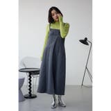 AZUL DENIM ダブルウエストキャミワンピース | AZUL BY MOUSSY | 詳細画像4 