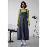 AZUL DENIM ダブルウエストキャミワンピース | AZUL BY MOUSSY | 詳細画像5 