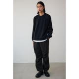 シャツレイヤードスリットニットソー | AZUL BY MOUSSY | 詳細画像4