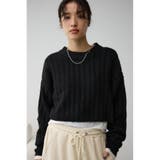 ショートケーブルニットトップス | AZUL BY MOUSSY | 詳細画像12
