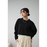 ショートケーブルニットトップス | AZUL BY MOUSSY | 詳細画像13