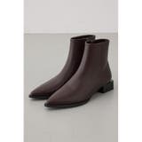 BRN | ポインテッドローヒールブーツ | AZUL BY MOUSSY