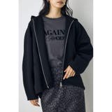 コクーンダブルジップパーカー | AZUL BY MOUSSY | 詳細画像12