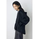 コクーンダブルジップパーカー | AZUL BY MOUSSY | 詳細画像13