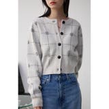 L/GRY1 | 2WAYAZジャガードニットカーディガン | AZUL BY MOUSSY