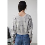 2WAYAZジャガードニットカーディガン | AZUL BY MOUSSY | 詳細画像32 