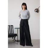 フロントフラップスラックスパンツ | AZUL BY MOUSSY | 詳細画像4 