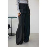 BLK | フロントフラップスラックスパンツ | AZUL BY MOUSSY