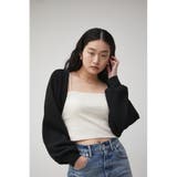 SHORT KNIT BOLERO | AZUL BY MOUSSY | 詳細画像1