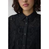 コットンレースクロップドシャツ | AZUL BY MOUSSY | 詳細画像18
