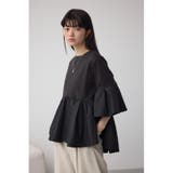 タックスリーブ半袖デザインカットトップス | AZUL BY MOUSSY | 詳細画像11