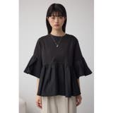 タックスリーブ半袖デザインカットトップス | AZUL BY MOUSSY | 詳細画像13