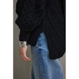 シェニールケーブルVネックニットトップス | AZUL BY MOUSSY | 詳細画像20 