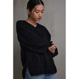 シェニールケーブルVネックニットトップス | AZUL BY MOUSSY | 詳細画像13 