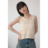 クロシェニットタンク | AZUL BY MOUSSY | 詳細画像2