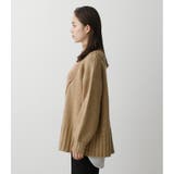 ASYMMETRY CABLE KNIT TOPS | AZUL BY MOUSSY | 詳細画像26 