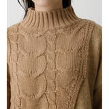 ASYMMETRY CABLE KNIT TOPS | AZUL BY MOUSSY | 詳細画像28 
