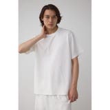 C/TネックジャガードシリコンネームTシャツ | AZUL BY MOUSSY | 詳細画像3
