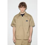 ハーフジップワークシャツ | AZUL BY MOUSSY | 詳細画像16 