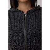 ZIPフーディループニットベスト | AZUL BY MOUSSY | 詳細画像30 