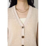 テープヤーンニットジレ | AZUL BY MOUSSY | 詳細画像6 