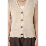 テープヤーンニットジレ | AZUL BY MOUSSY | 詳細画像8 