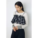 ギャザーフリルキャミソールビスチェ | AZUL BY MOUSSY | 詳細画像8 