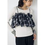 ギャザーフリルキャミソールビスチェ | AZUL BY MOUSSY | 詳細画像10 