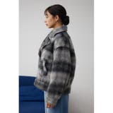 シャギーチェックライダースジャケット | AZUL BY MOUSSY | 詳細画像5