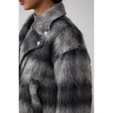 シャギーチェックライダースジャケット | AZUL BY MOUSSY | 詳細画像8