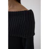 オフショルロングニットワンピース | AZUL BY MOUSSY | 詳細画像10