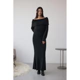 オフショルロングニットワンピース | AZUL BY MOUSSY | 詳細画像3