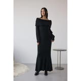 オフショルロングニットワンピース | AZUL BY MOUSSY | 詳細画像4