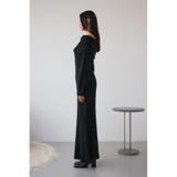 オフショルロングニットワンピース | AZUL BY MOUSSY | 詳細画像6