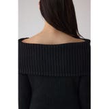 オフショルロングニットワンピース | AZUL BY MOUSSY | 詳細画像9