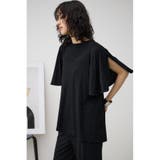 T/Fクリーンクールフレアハーフスリーブトップス | AZUL BY MOUSSY | 詳細画像3 