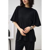 T/Fクリーンクールフレアハーフスリーブトップス | AZUL BY MOUSSY | 詳細画像1 