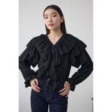 ラッフルフリルブラウス | AZUL BY MOUSSY | 詳細画像13 