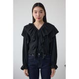 ラッフルフリルブラウス | AZUL BY MOUSSY | 詳細画像15 