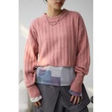 PNK | ショートケーブルニットトップス | AZUL BY MOUSSY