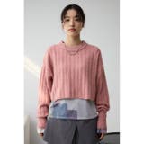 ショートケーブルニットトップス | AZUL BY MOUSSY | 詳細画像37