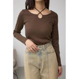 BRN | チョーカータイトトップス | AZUL BY MOUSSY